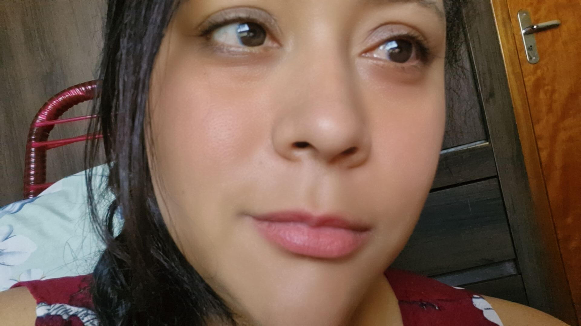 When she was missing me during her work