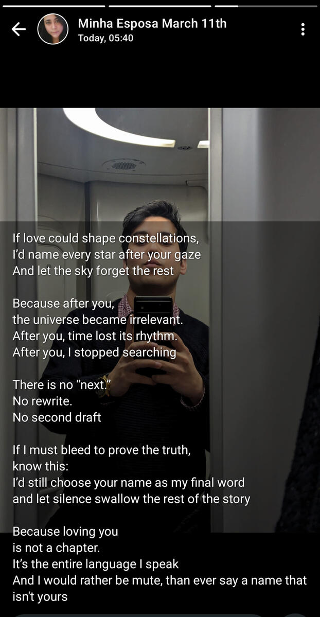 She saw me the way no one else ever did