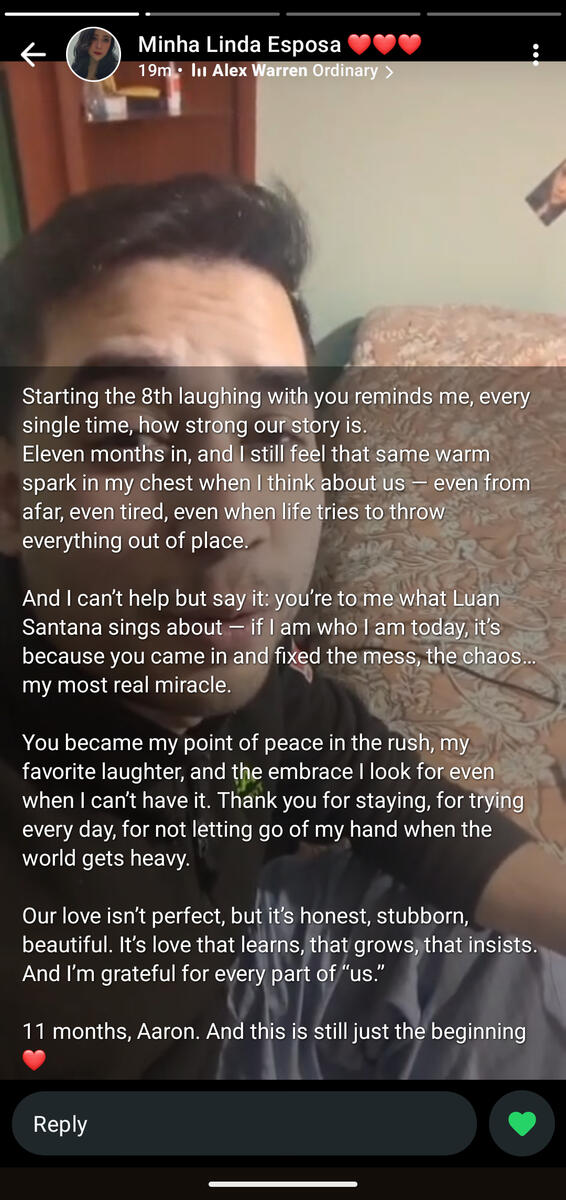 11 months Anniversary Wishes from My Beautiful Wife