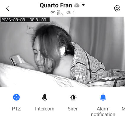 Struggling to open both her eyes at the same time