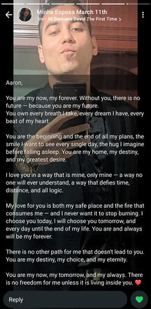 She held me so gently with love & care, even in pixels