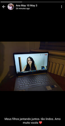 When my Latina mum celebrates our special night with us