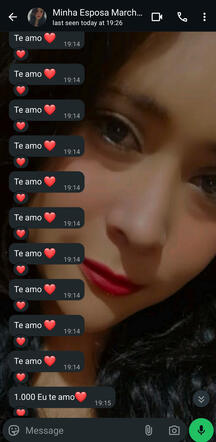 Saying 'Te Amo' 1000 times